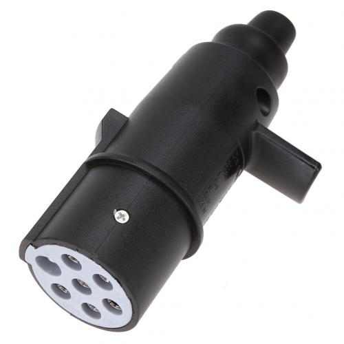 7Pin 24V Plug Truck Cable Connector Car Trailer Towing Socket S Type