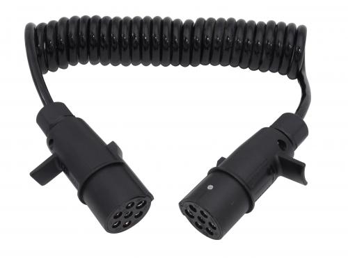 7 Pin 24V N-type Trailer Cable Coiled