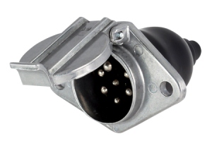 24V 7Pin Metal N-Type Trailer Aluminium Socket